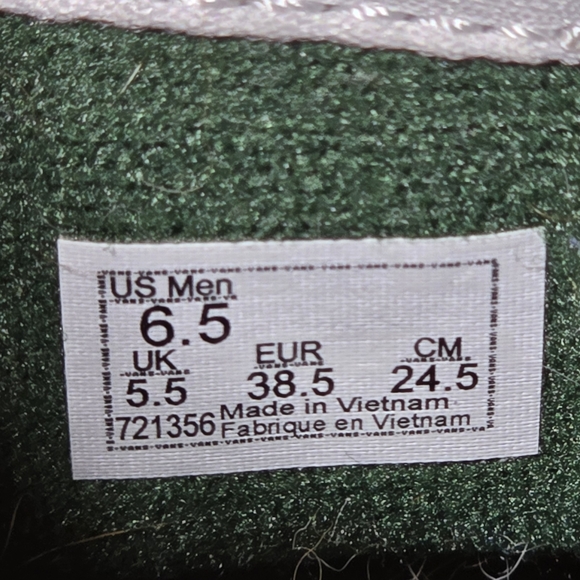 Vans Chukka Low Sidestripe Green Skate Shoes Men’s 6.5 - Picture 8 of 8